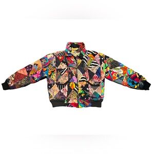 Quilted Statement Bomber Boho Patchwork Handmade